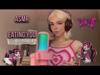 asmr nas eating you// vampire takes a bite ( extreme mouth sounds )